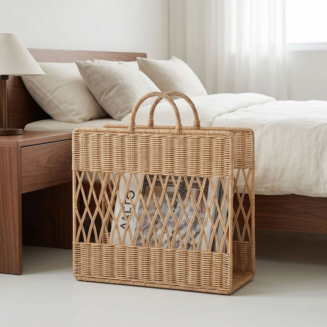 Handmade storage basket with viewing window Kalsten