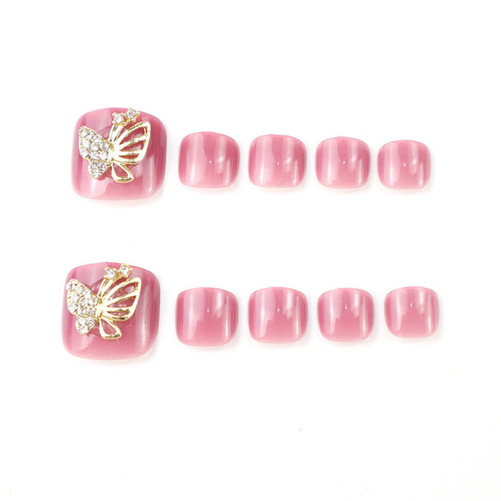 Stylish Decorative Press-On Toenails Set Kalsten