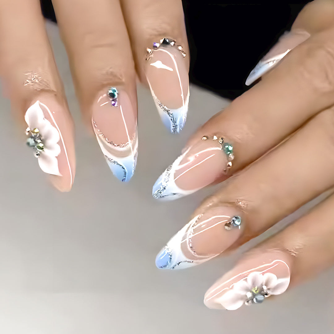 Stylish Floral Dream Press-On Nails Kalsten