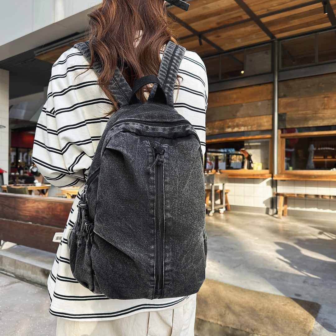 Casual Denim Travel Backpack Kalsten