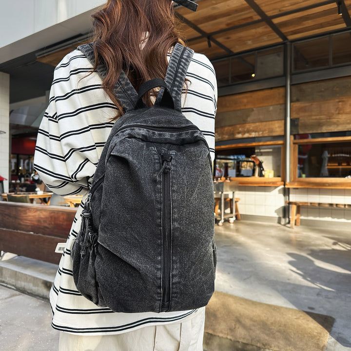 Casual Denim Travel Backpack Kalsten