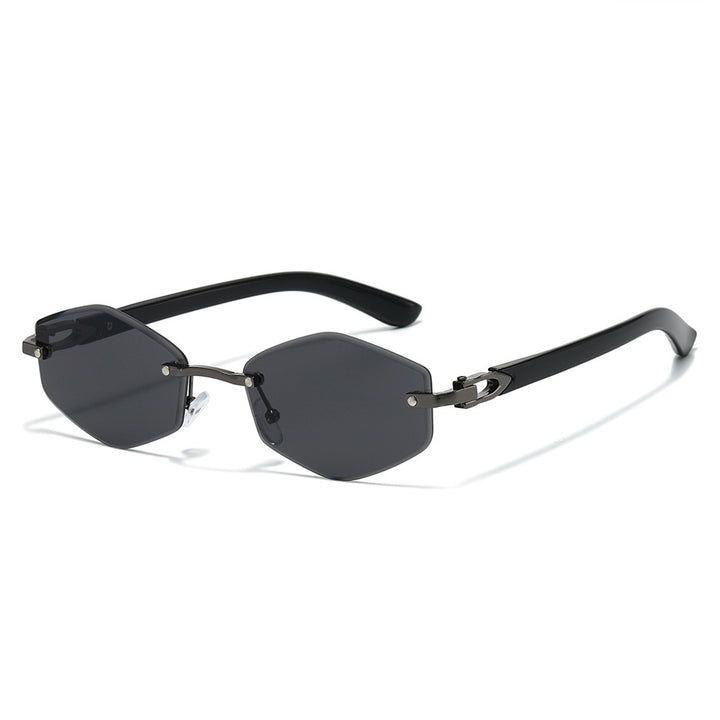 Futuristic Hexagonal Frame Sunglasses Kalsten
