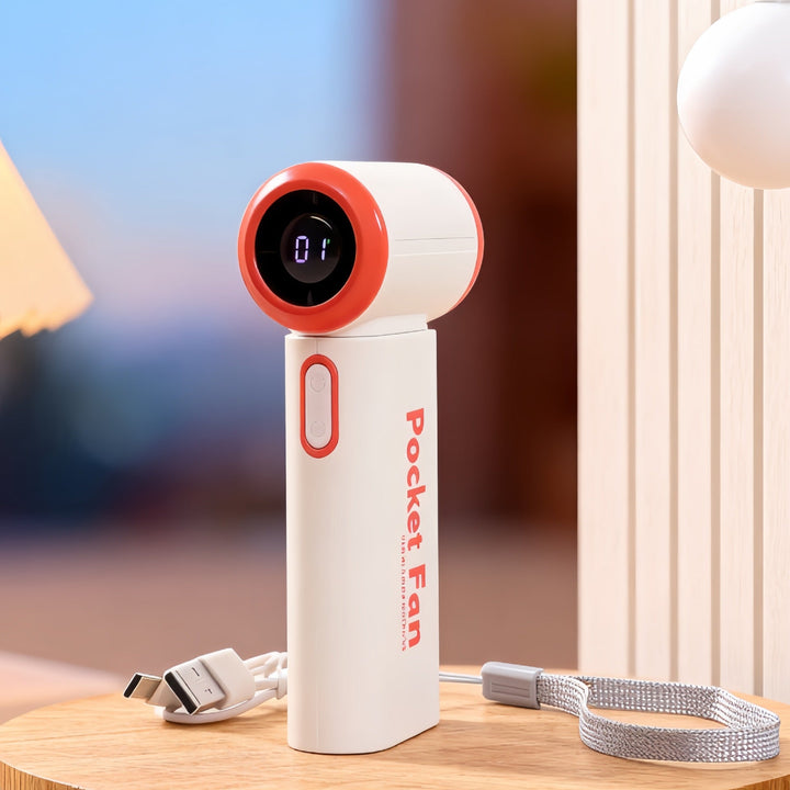 Ladies Portable Mini Fan with USB Charging Function and Lightweight Design Kalsten