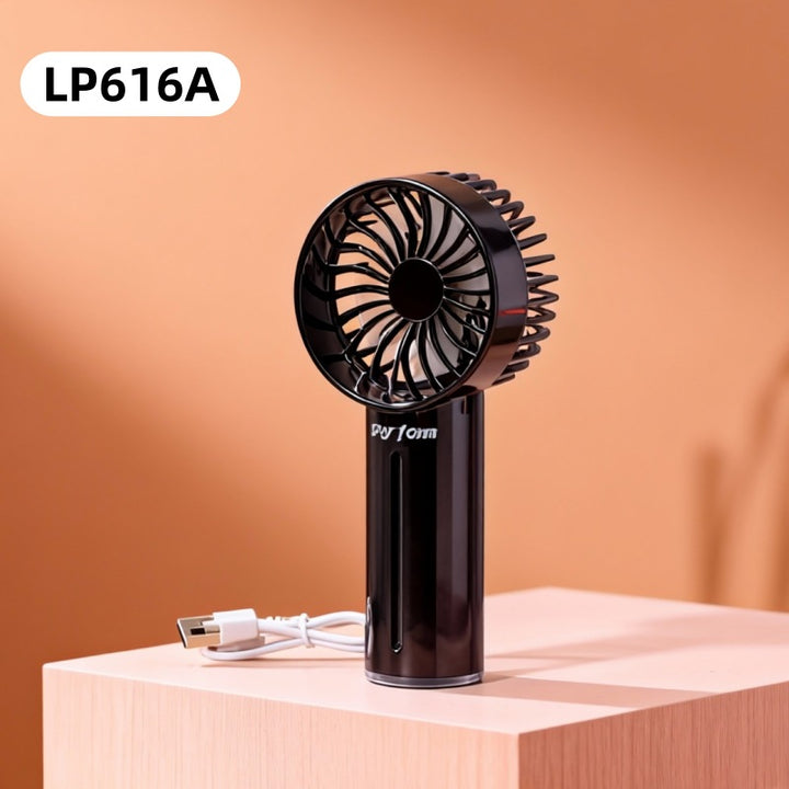 Women's portable spray fan with USB connection and ergonomic handle Kalsten