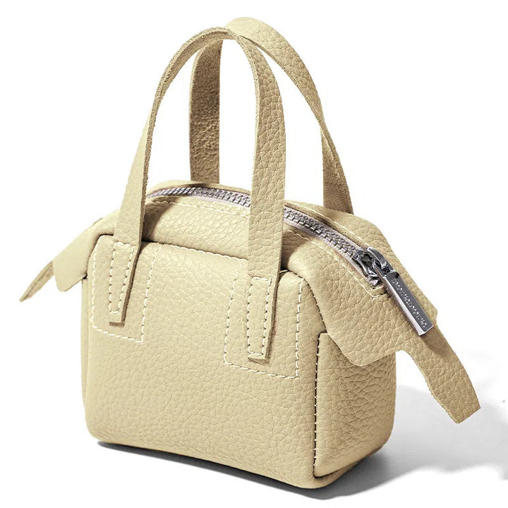 Compact Textured Handheld Satchel Kalsten
