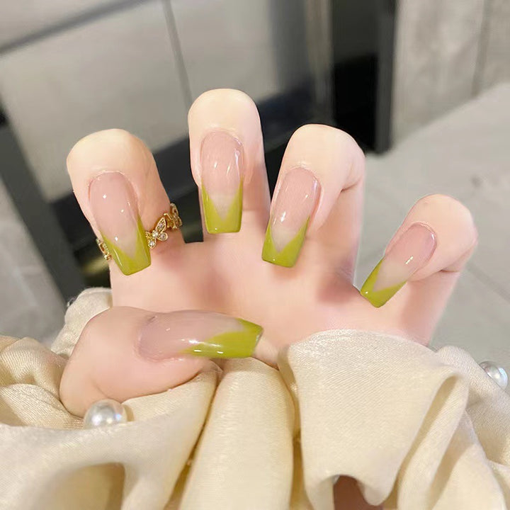 Artistic nail extensions with fresh summer design Kalsten