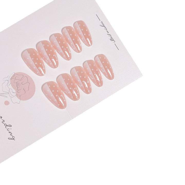 Artistic Polka Dot Stiletto Press-On Nails Kalsten