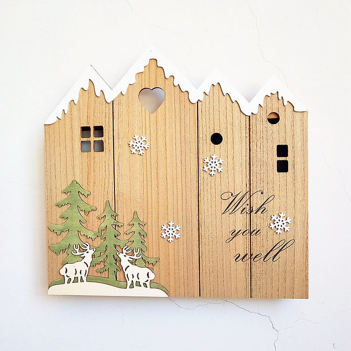 Decorative Wooden Wall Decoration with Nature Theme