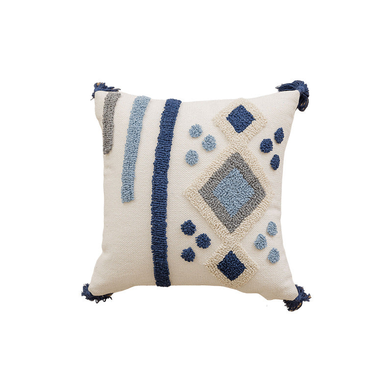 Cozy Plaid Decorative Cushion
