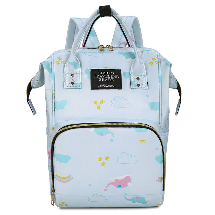 Whimsical Print Multi-Functional Baby Backpack Kalsten
