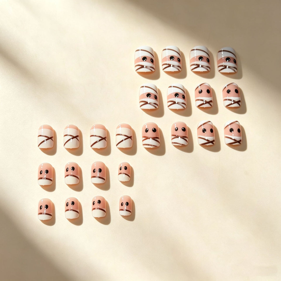 Halloween Themed Press-On Nail Design Kalsten
