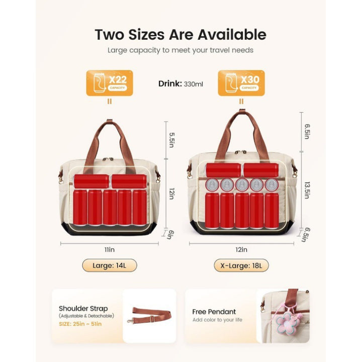 Insulated Multi-Pocket Lunch Bag Kalsten