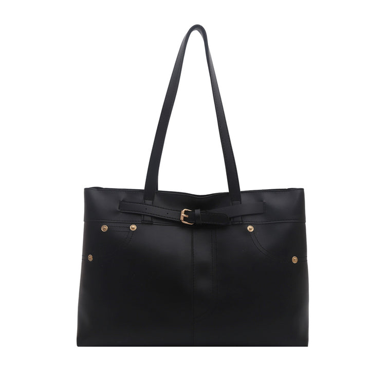 Chic Faux Leather Tote Bag