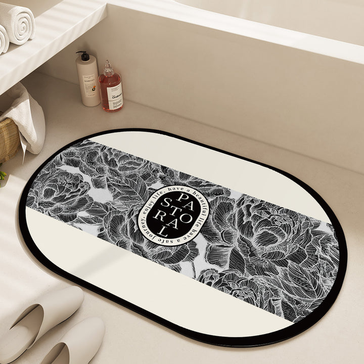 Decorative Motivational Bath Mat Kalsten