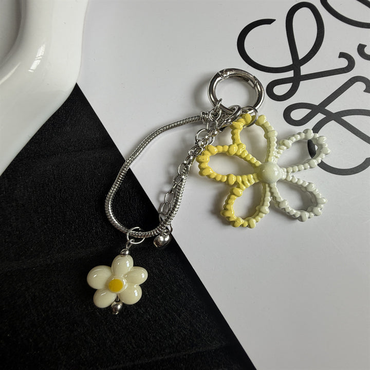 Decorative Flower Charm Keychain Kalsten