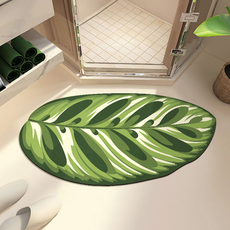 Leaf-Shaped Bath Mat Kalsten
