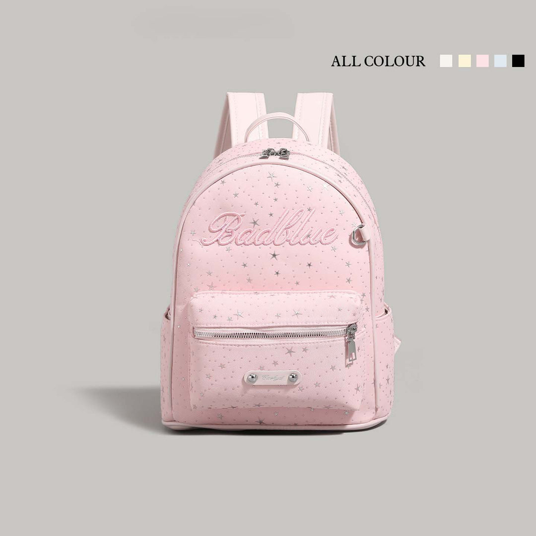 Star-Embellished Casual Backpack Kalsten