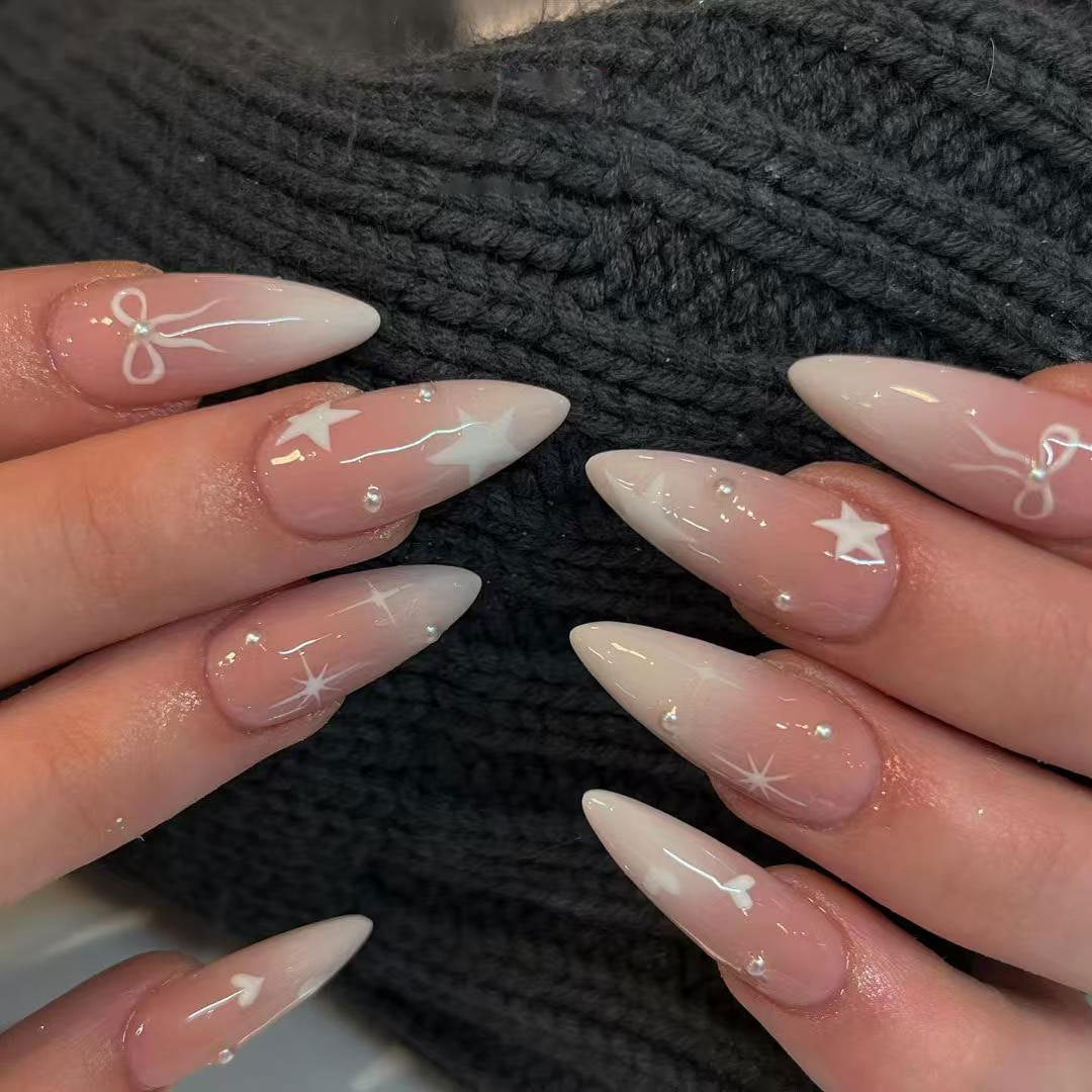 Elegant Stiletto Nail Art Set
