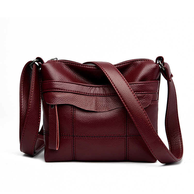 Functional Leather Crossbody Bag Kalsten
