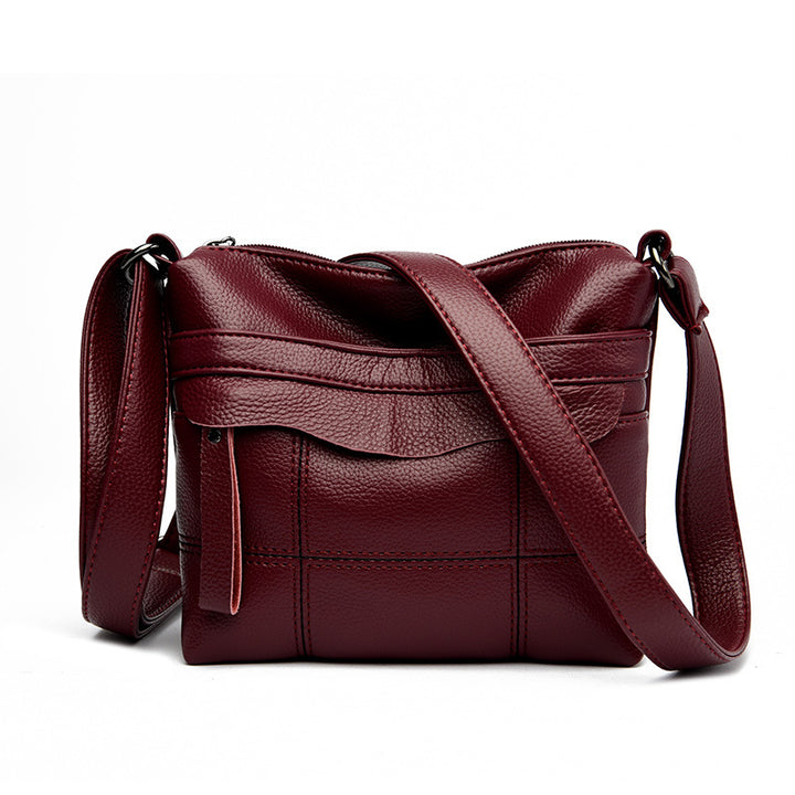 Functional Leather Crossbody Bag Kalsten