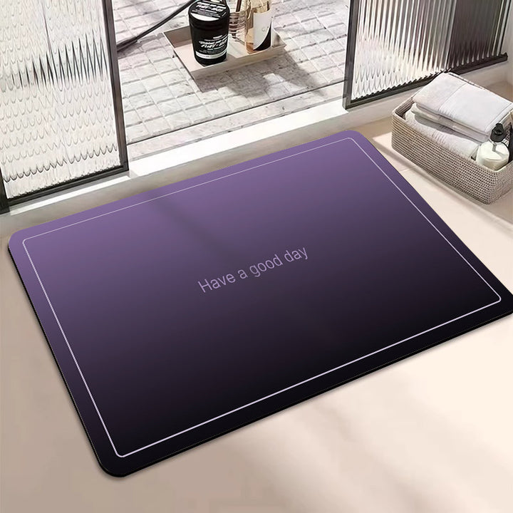 Motivational Phrase Bath Mat Kalsten