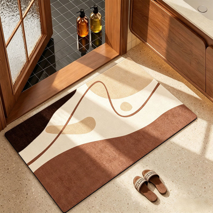 Stylish Modern Bathroom Mat Kalsten