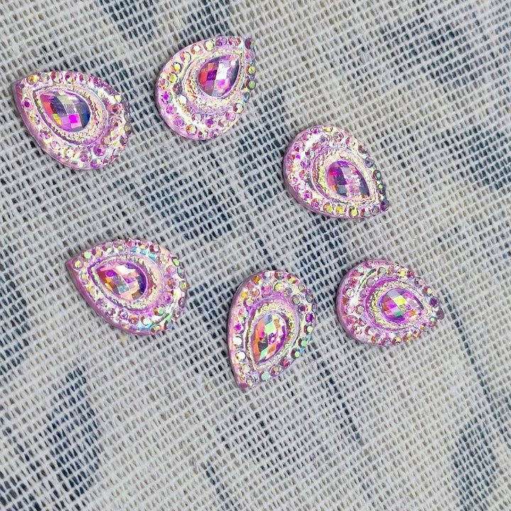 Glittering drop appliqués Kalsten