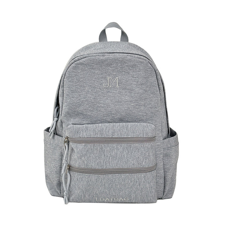 Checked Pattern Lightweight School Backpack Kalsten