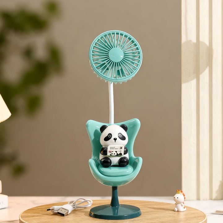 Women's Portable Mini Fan with Fun Bear Design Kalsten