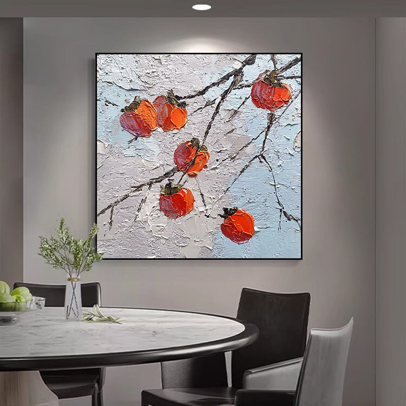Abstract Fruit Branch Canvas Art