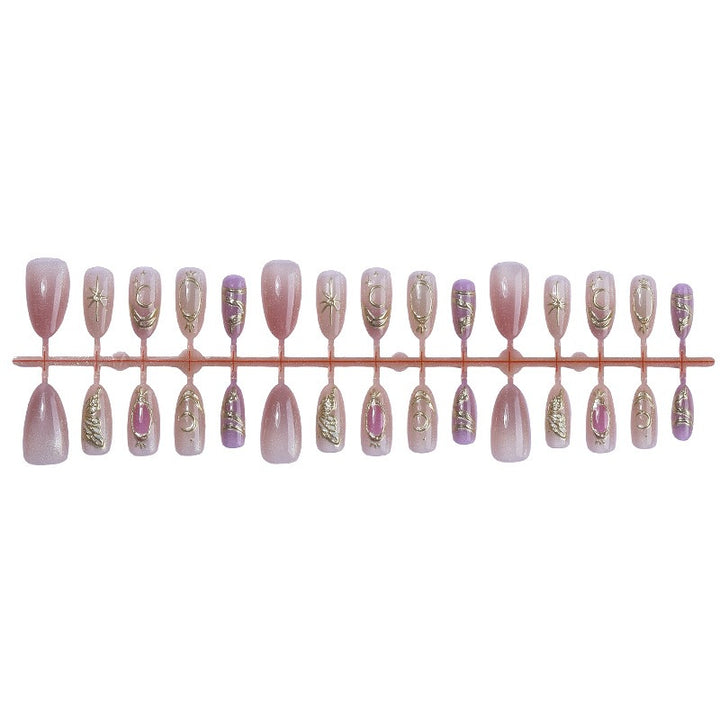 Artificial Nail Collection with Elegant 3D Decorations Kalsten