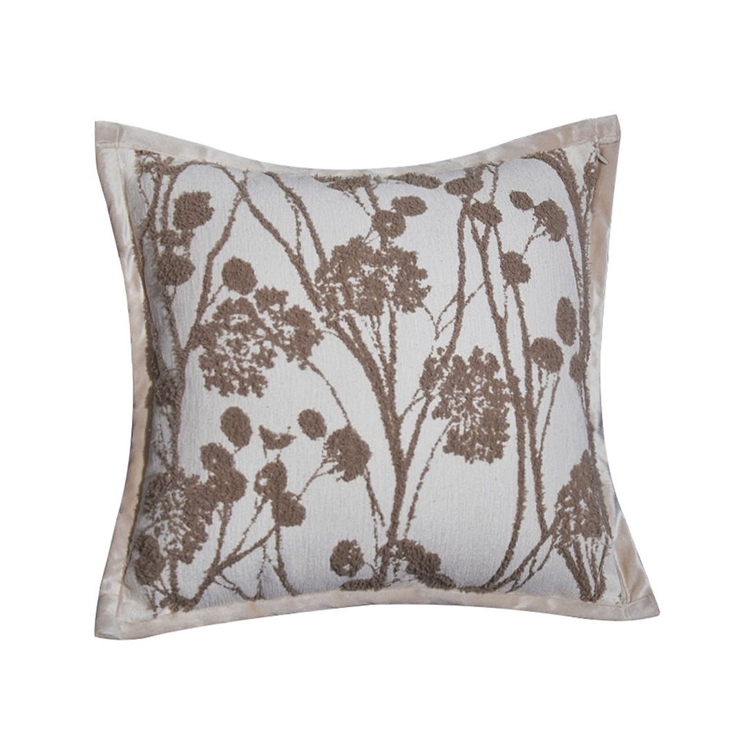 Rectangular decorative cuddle pillow cover with striped teddy boucle look and sherpa finish Kalsten
