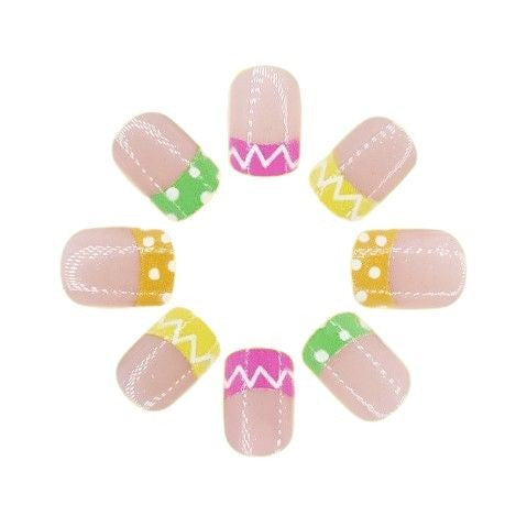 Decorative French Tip Nail Art Kalsten