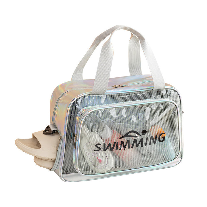 Transparent Swim Bag With Separate Wet Compartment Kalsten