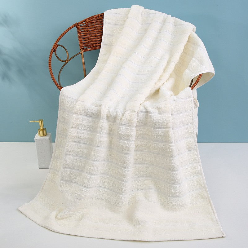 Terry Bath Towel with Elegant Stripes Kalsten