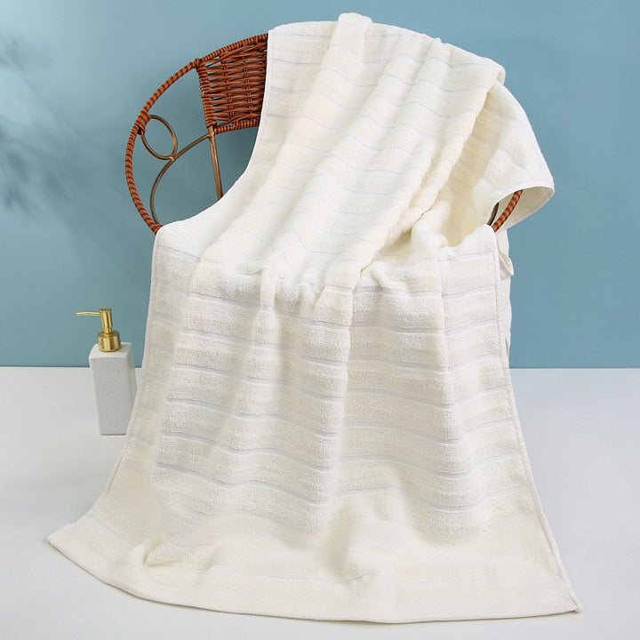 Terry Bath Towel with Elegant Stripes Kalsten