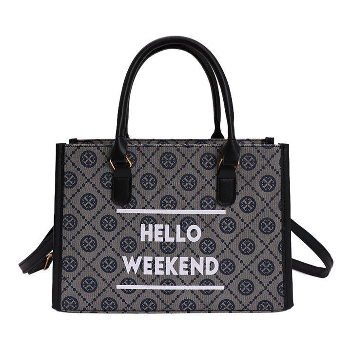 WoStylish Canvas Weekend Tote Bag Kalsten