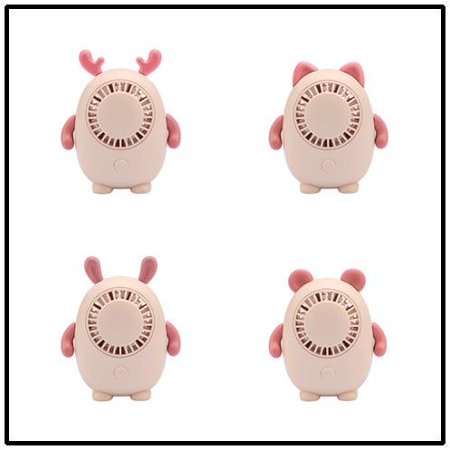 Unisex Portable Hand Fan in Cute Animal Design Kalsten