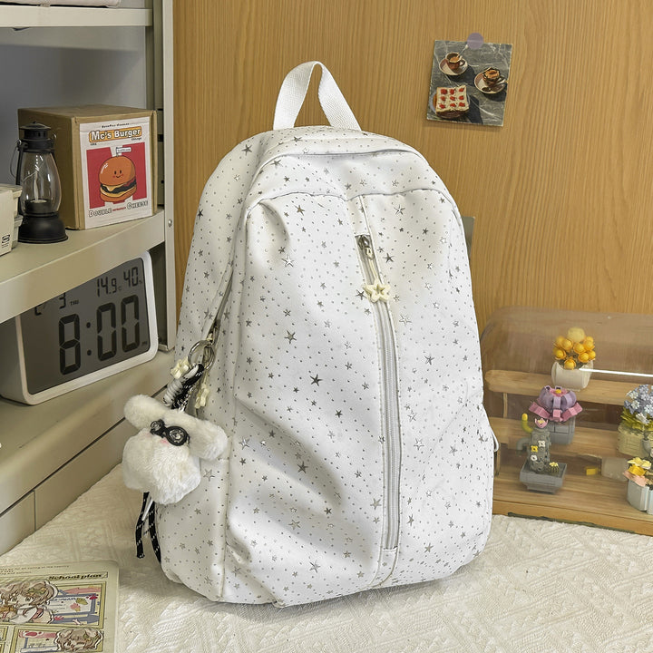 Star-Patterned Everyday Backpack