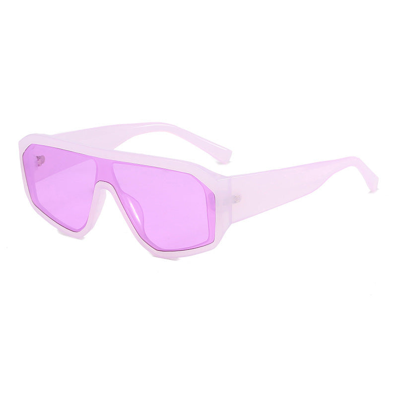 Women's oversized sunglasses in modern design with wide frame Kalsten