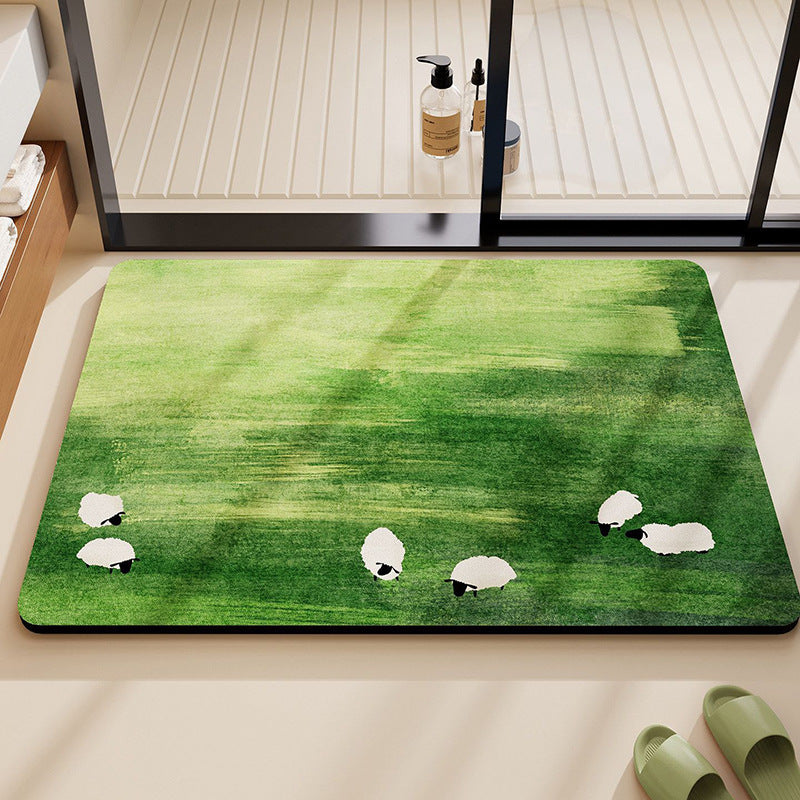 Playful Panda-Themed Soft Bath Mat Kalsten