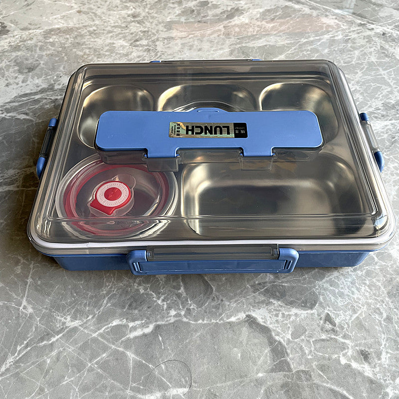 Multi-Compartment Stainless Steel Lunch Box