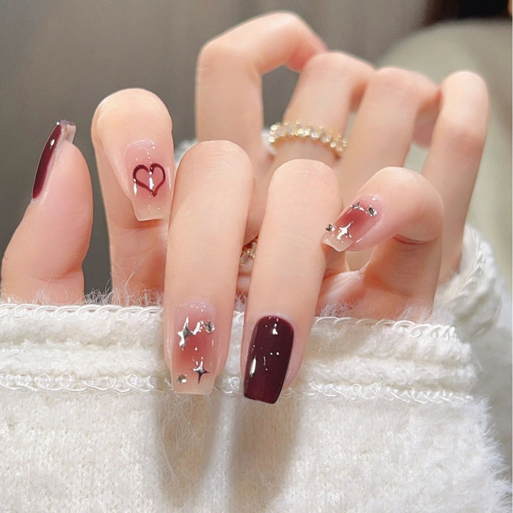 Glitter Ombre Press-On Nails Kalsten