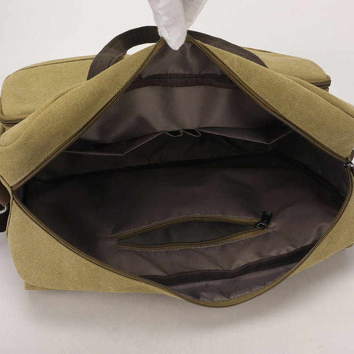 Stylish Canvas Briefcase Kalsten