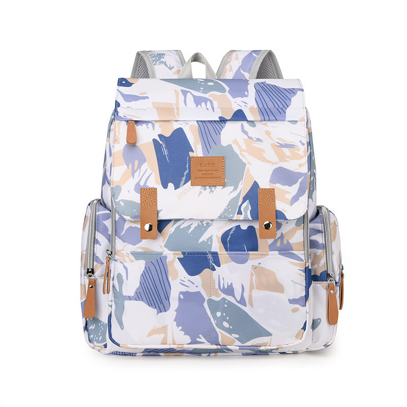 Versatile Floral Print Backpack Kalsten