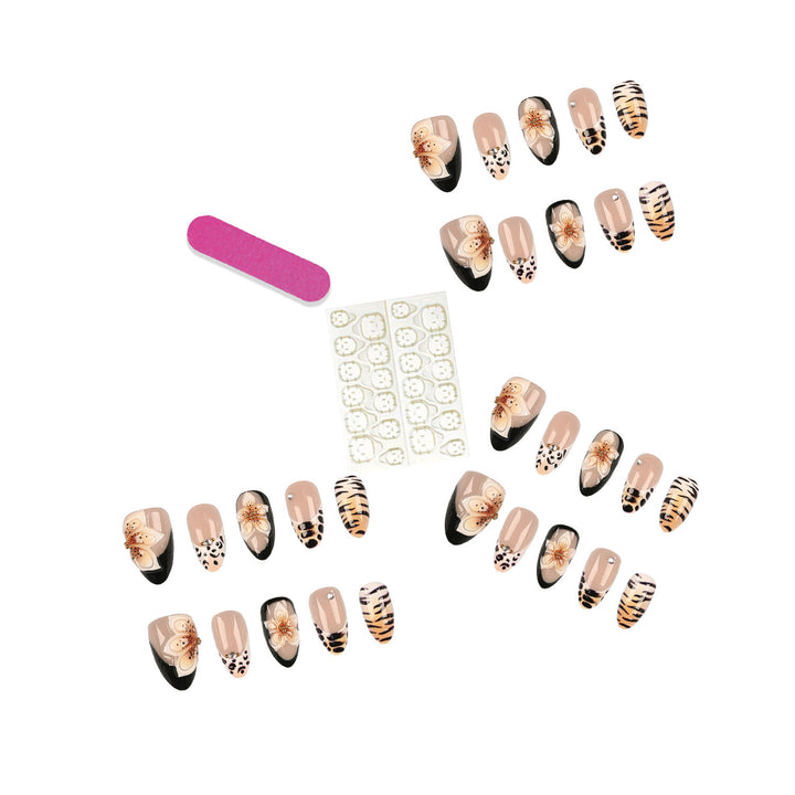 Decorative Press-On Nail Tips Kit