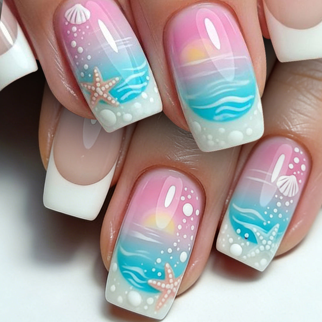 Ocean-Inspired 3D Nail Art Kit Kalsten