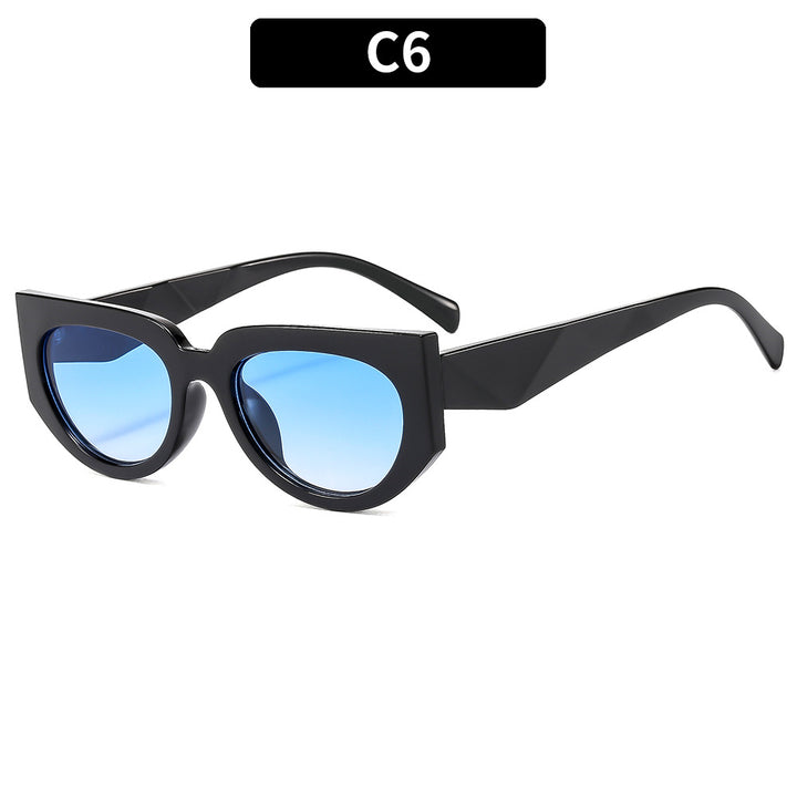 Sculptural Cat-Eye Sunglasses