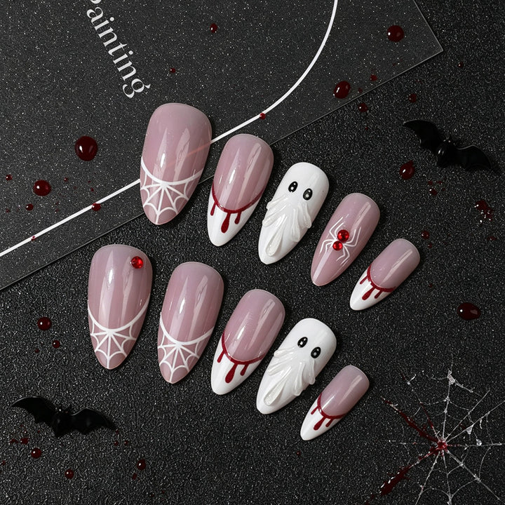 Creative Halloween Themed Press-On Nail Set Kalsten