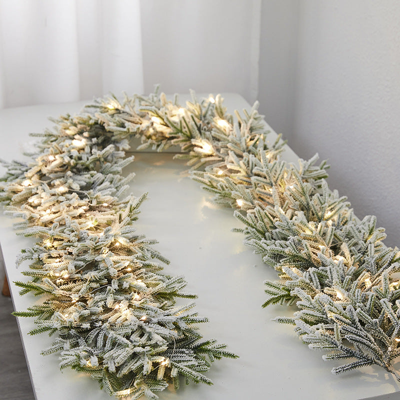 Artificial Frosted Pine Garland